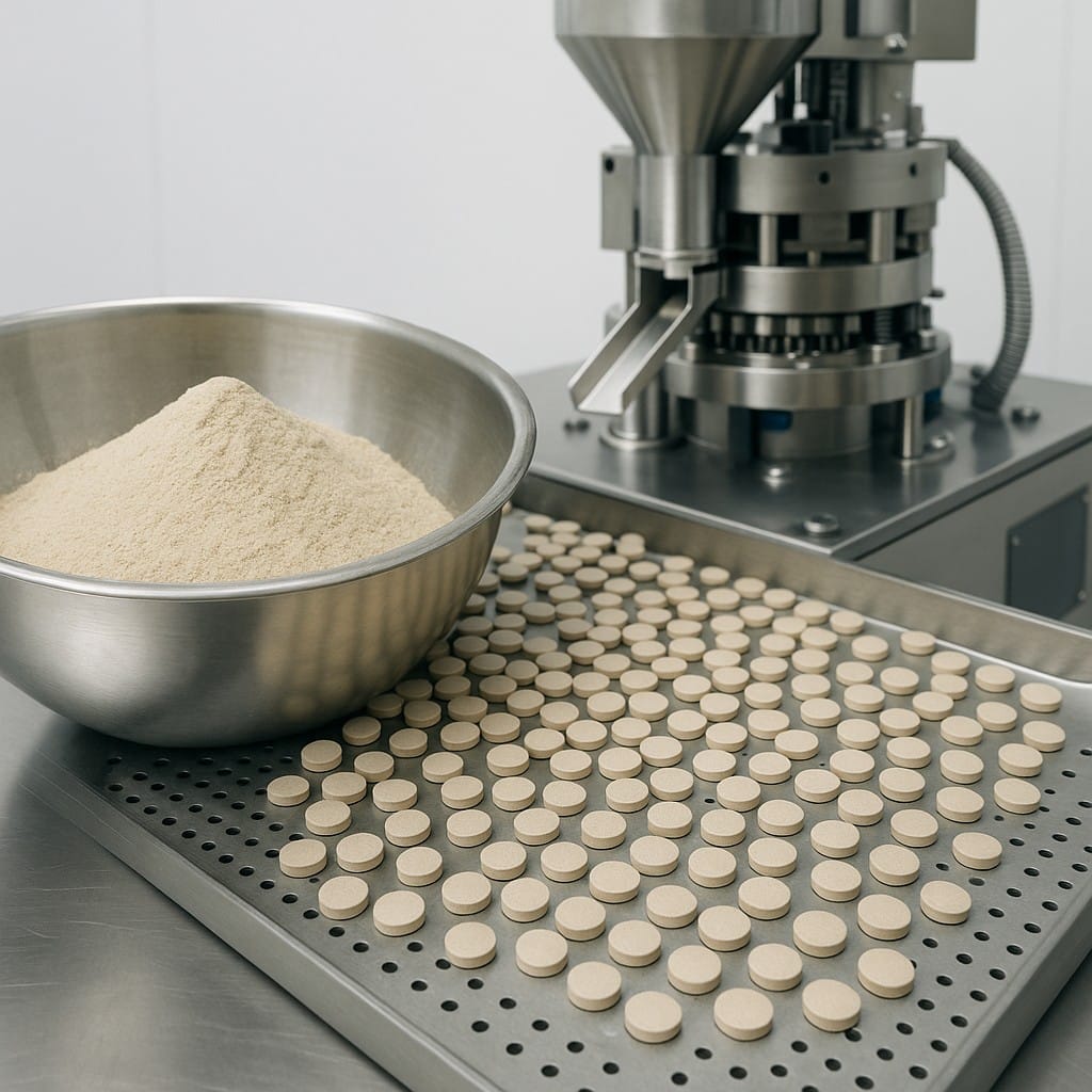 Yeast Tablet Manufacturing 1865